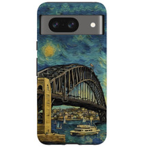 For Google Pixel 8, 8 Pro Tough Protective Cover, Painting Of The Harbour Bridge | iCoverLover Australia