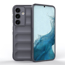 For Samsung Galaxy S24 Ultra, S24+ Plus or S24 Case - Wavy Shield, Durable TPU + Flannel Protective Cover, Dark Grey | iCoverLover.com.au