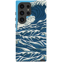 Japanese Wave Tough Protective Cover for Galaxy S24 Ultra, S24+ Plus, S24 | Artistic Defense