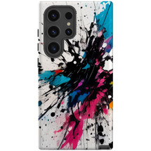Dark Splatter Tough Protective Cover for Galaxy S24 Ultra, S24+ Plus, S24 | Artistic Durability