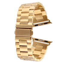 For Apple Watch SE (2nd Gen), 40-mm Case, Butterfly Stainless Steel Watch Band, Gold | iCoverLover.com.au