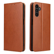 Samsung Galaxy S23 FE Case - Brown Leather Wallet & Flip Cover