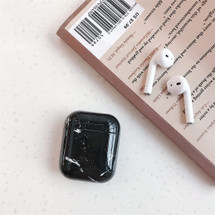 For AirPods 2nd Gen Case, Marble Pattern Protective Cover, Black | iCoverLover Australia