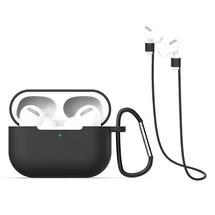 For AirPods Pro 2nd Gen, 3in1 Silicone Protective Case, Snap Hook & Anti-Lost Neck Strap | iCoverLover Australia