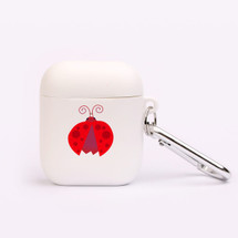 For AirPods 2nd Gen, Protective TPU Box, Snap Hook, Ladybug in Red | iCoverLover Australia