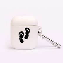 For AirPods 1st Gen, Protective TPU Box, Snap Hook, Black Thongs | iCoverLover Australia