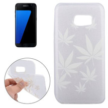 White Maple Leaves Samsung Galaxy S7 EDGE Case | Protective Samsung Galaxy S7 Edge Cases | Protective Samsung Galaxy S7 Edge Covers | iCoverLover