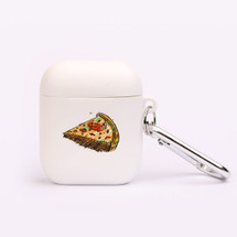 For AirPods 1st Gen, Protective TPU Box, Snap Hook, Drawn Slice of Pizza | iCoverLover Australia