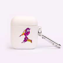 For AirPods 1st Gen, Protective TPU Box, Snap Hook, Floral Robin | iCoverLover Australia