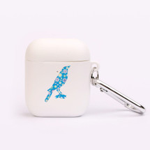 For AirPods 1st Gen, Protective TPU Box, Snap Hook, Floral Blackbird | iCoverLover Australia