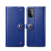 Samsung Galaxy S20 Ultra Case Genuine Leather Luxury Wallet Case Blue