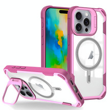 For iPhone 16 Pro Max, iPhone 16 Pro, iPhone 16 Plus or iPhone 16 Case, Clear Acrylic with Lens Holder, Compatible with MagSafe Cover, Pink | iCoverLover.com.au