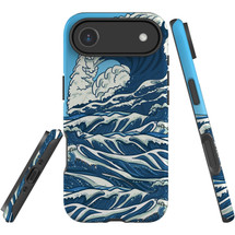 For iPhone 17 Pro Max, 17 Pro, 17 Air or 17 Case, MagSafe Compatible Protective Cover, Japanese Wave | Protective Covers | iCoverLover Australia