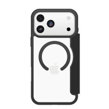 iPhone 17 Pro Max, 17 Pro, 17 OtterBox React Folio Case - MagSafe Compatible Black Crystal