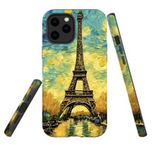 For iPhone 12 Pro/12 Tough Protective Case, Eiffel Tower Painting | iCoverLover Australia