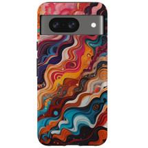 For Google Pixel 8 Tough Protective Cover, Waves Of The Sun | iCoverLover Australia