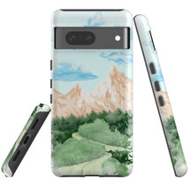 For Google Pixel 7 Case Tough Protective Cover Mountainous Nature | iCoverLover Australia