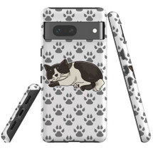 For Google Pixel 7 Case Tough Protective Cover Tuxedo Cat | iCoverLover Australia