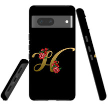 For Google Pixel 7 Case Tough Protective Cover Embellished Letter H | iCoverLover Australia