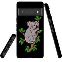 For Google Pixel 6 Pro Case Tough Protective Cover Koala Illustration | iCoverLover Australia