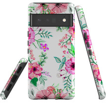 For Google Pixel 6 Pro Case Tough Protective Cover Floral Garden | iCoverLover Australia