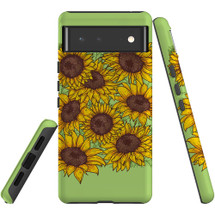For Google Pixel 6 Case, Protective Back Cover,Sunflowers | iCoverLover Australia