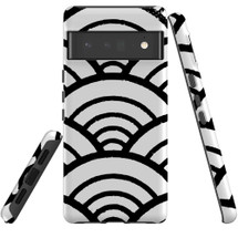 For Google Pixel 6 Pro Case Tough Protective Cover Japanese Folk Waves | iCoverLover Australia