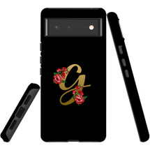 For Google Pixel 6 Case, Protective Back Cover,Embellished Letter G | iCoverLover Australia
