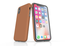 Brown For iPhone XS Max Tough Case, Protective Back Cover | iCoverLover Australia