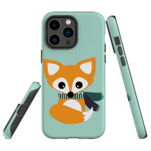 For iPhone 14 Pro Case Tough Protective Cover, Cute Brown Fox | iCoverLover Australia