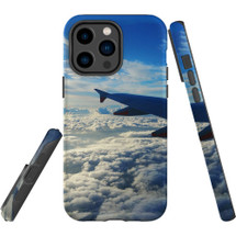 For iPhone 14 Pro Max Case Tough Protective Cover, Sky Clouds From Plane | iCoverLover Australia
