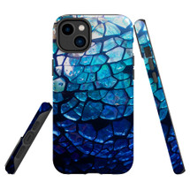 For iPhone 14 Case Tough Protective Cover, Blue Mirror | iCoverLover Australia