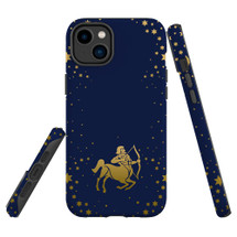 For iPhone 14 Case Tough Protective Cover, Sagittarius Drawing | iCoverLover Australia