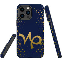 For iPhone 14 Pro Max Case Tough Protective Cover, Capricorn Sign | iCoverLover Australia