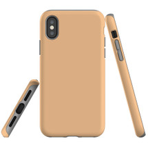 For iPhone XS/X Case, Protective Back Cover,Peach Orange | iCoverLover Australia
