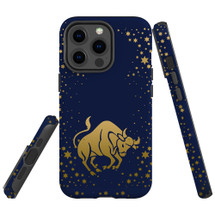 For iPhone 13 Pro Case, Protective Back Cover, Taurus Drawing | iCoverLover Australia