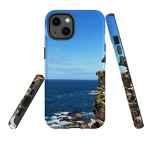 For iPhone 13 Case, Protective Back Cover, Ocean Cliffs | iCoverLover Australia