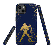 For iPhone 13 Case, Protective Back Cover, Aquarius Drawing | iCoverLover Australia