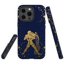 For iPhone 13 Pro Max Case, Protective Back Cover, Aquarius Drawing | iCoverLover Australia