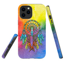 For iPhone 12 Pro Max Case, Protective Back Cover, Colourful Dreamcatcher | iCoverLover Australia