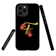 For iPhone 12 Pro Max Case, Protective Back Cover, Embellished Letter F | iCoverLover Australia