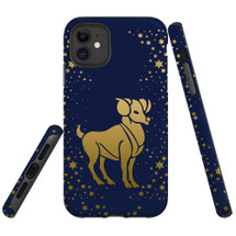 For iPhone 11 Case, Protective Back Cover, Aries Drawing | iCoverLover Australia