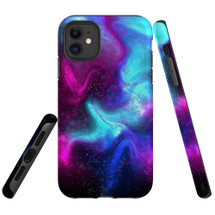 For iPhone 11 Case, Protective Back Cover, Abstract Galaxy | iCoverLover Australia