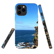 For iPhone 12 Pro Max Case, Protective Back Cover, Ocean Cliffs | iCoverLover Australia