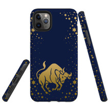 For iPhone 11 Pro Max Case, Protective Back Cover, Taurus Drawing | iCoverLover Australia
