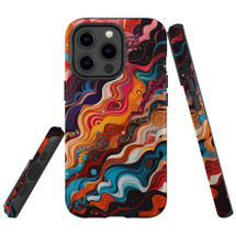 For iPhone 13 Pro Max Tough Protective Case, Waves Of The Sun | iCoverLover Australia