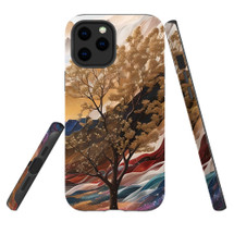 For iPhone 12 Pro/12 Tough Protective Case, Mysterious Golden Tree | iCoverLover Australia