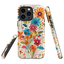For iPhone 14 Pro Tough Protective Case, Floral Symphony | iCoverLover Australia