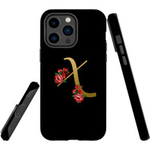For iPhone 14 Pro Max Case Tough Protective Cover, Embellished Letter X | iCoverLover Australia