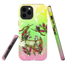 For iPhone 12 Pro Max Case, Protective Back Cover, Kookaburras | iCoverLover Australia